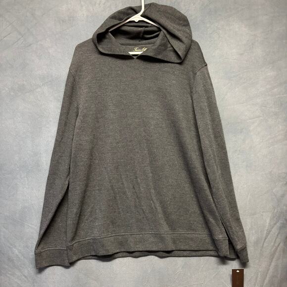 Tasso Elba Hooded Sweater New Soft Preppy Academia Comfy Loungewear Mens Large - Picture 1 of 9